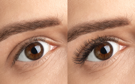 After of eyelash extension