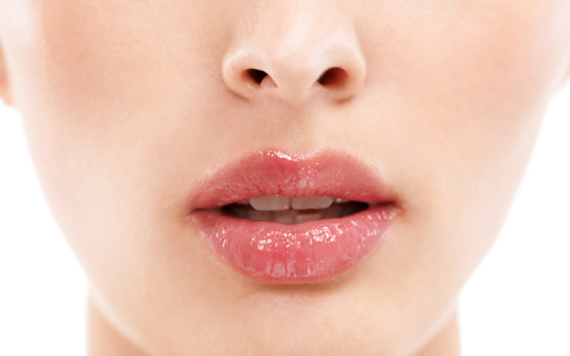 Healing timeline visual: bold, slightly swollen lips